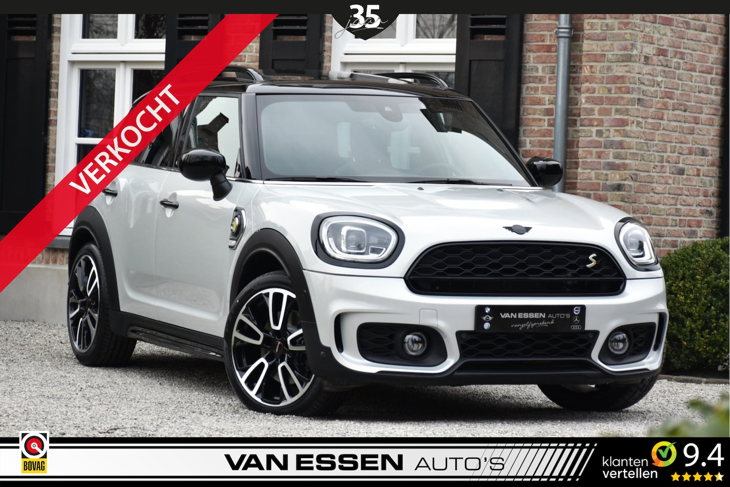 MINI Countryman - Mini 2.0 Cooper S E ALL4 John Cooper Works Pano Leder Camera Head-Up Nieuwstaat! - AutoWereld.nl