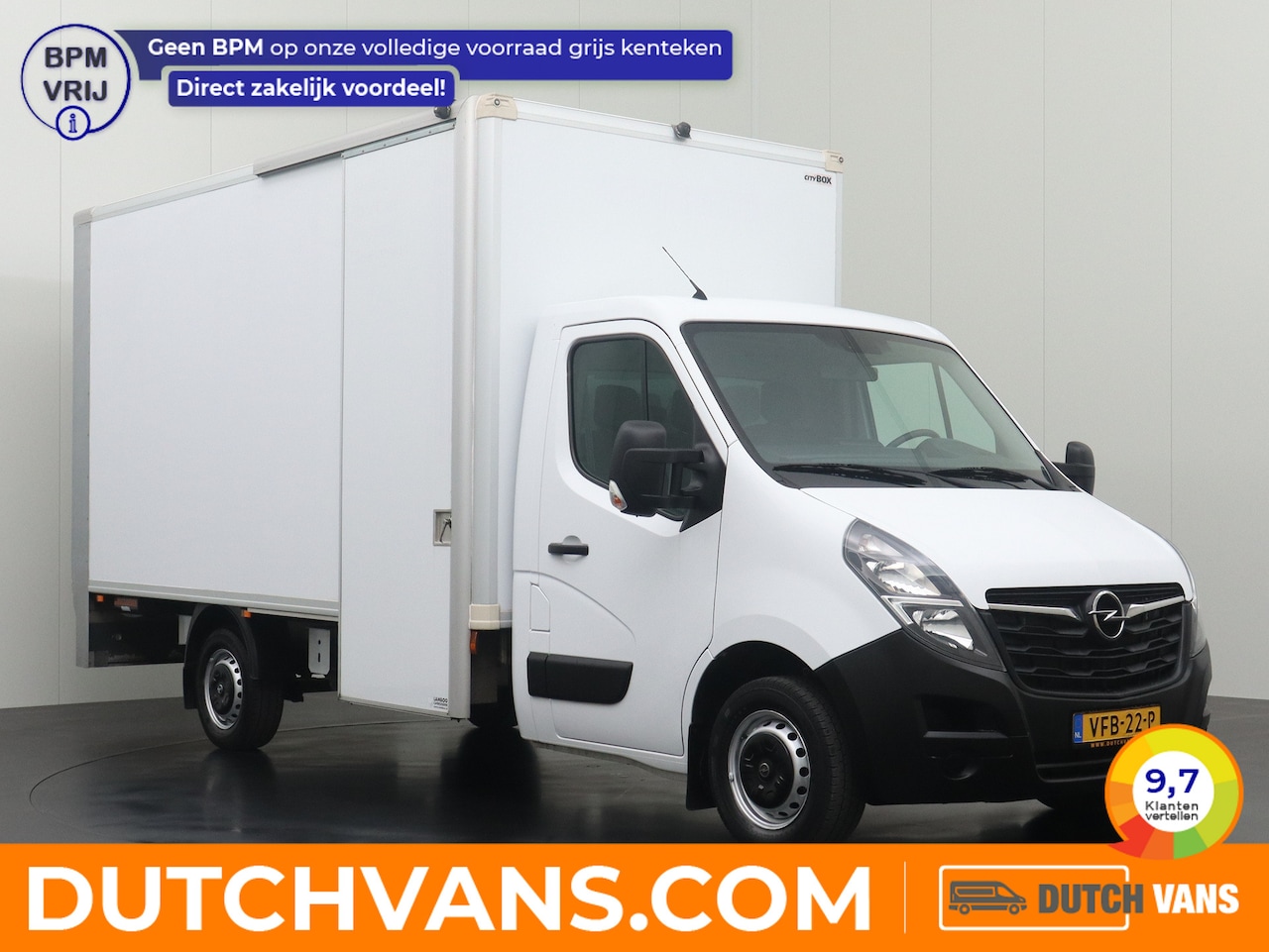 Opel Movano - 2.3Turbo 135PK Bakwagen+Laadklep | 1030Kg Laadvermogen | Airco | Zij instap - AutoWereld.nl