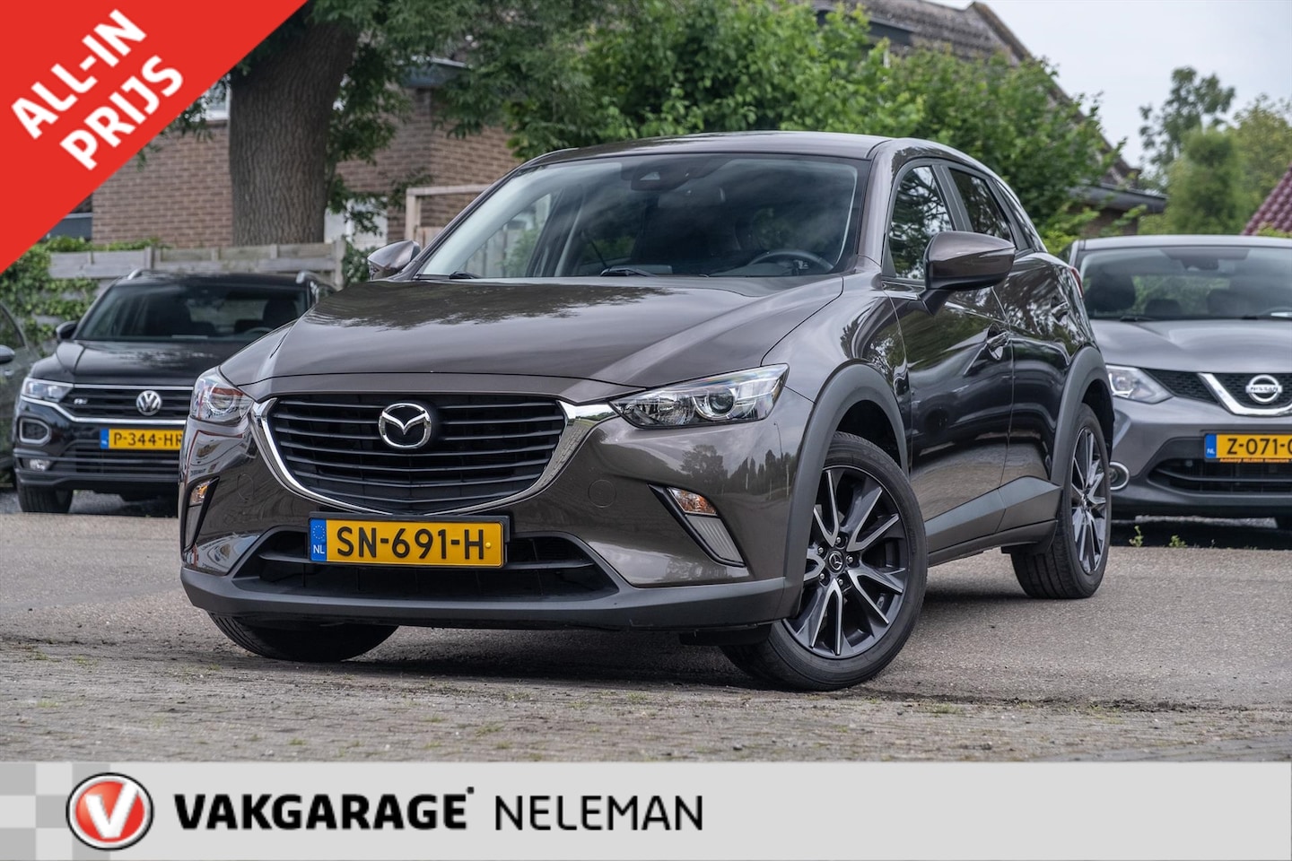 Mazda CX-3 - 2.0 SKYACTIV-G 120pk AUTOMAAT RIJKLAAR BOVAG - AutoWereld.nl