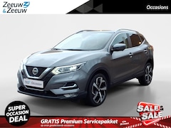 Nissan Qashqai - 1.3 DIG-T Premium Edition 160 PK AUTOMAAT | Navigatie | Lederen bekleding | 360 camera | P