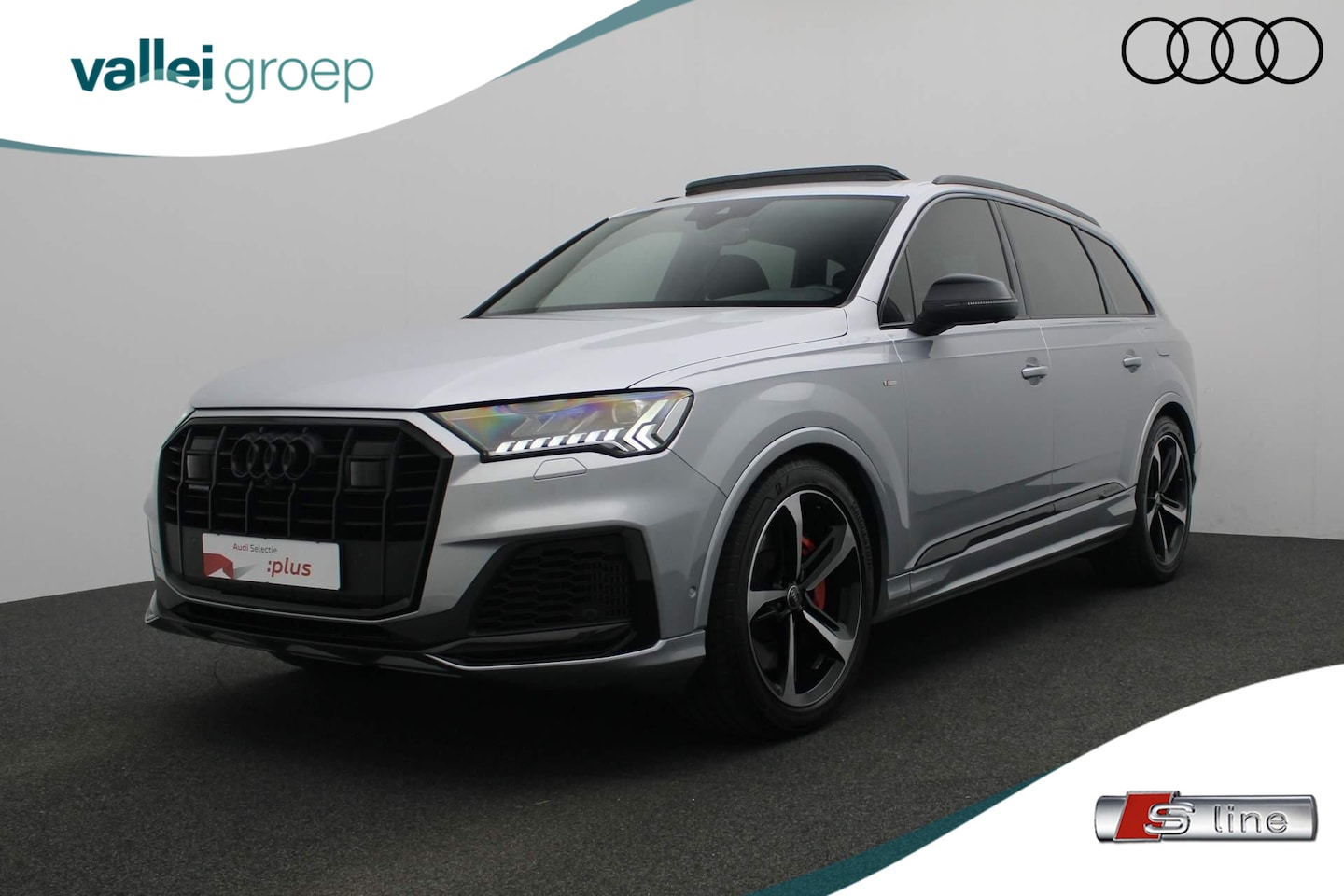 Audi Q7 - 55 TFSI e 381PK tiptronic quattro Pro Line S / S-Line | Pano | Matrix LED | 360 Camera | L - AutoWereld.nl