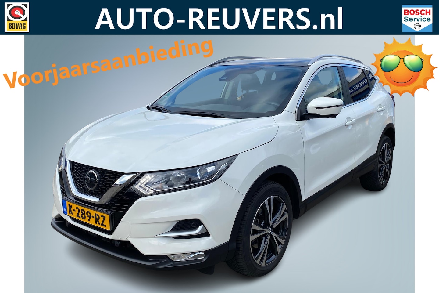 Nissan Qashqai - 1.3 DIG-T N-Connecta 160pk / Pano / Aut / CarPlay / Cam / 4S banden / Trekhaak - AutoWereld.nl