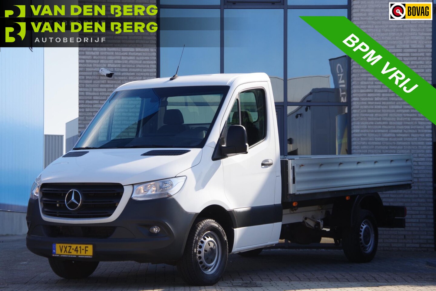 Mercedes-Benz Sprinter - 319 3.0 CDI V6, AUT. L2 OPENLAADBAK, TREKHAAK, NAVI, CLIMA, STOELVERWARMING, PICK-UP, PICK - AutoWereld.nl