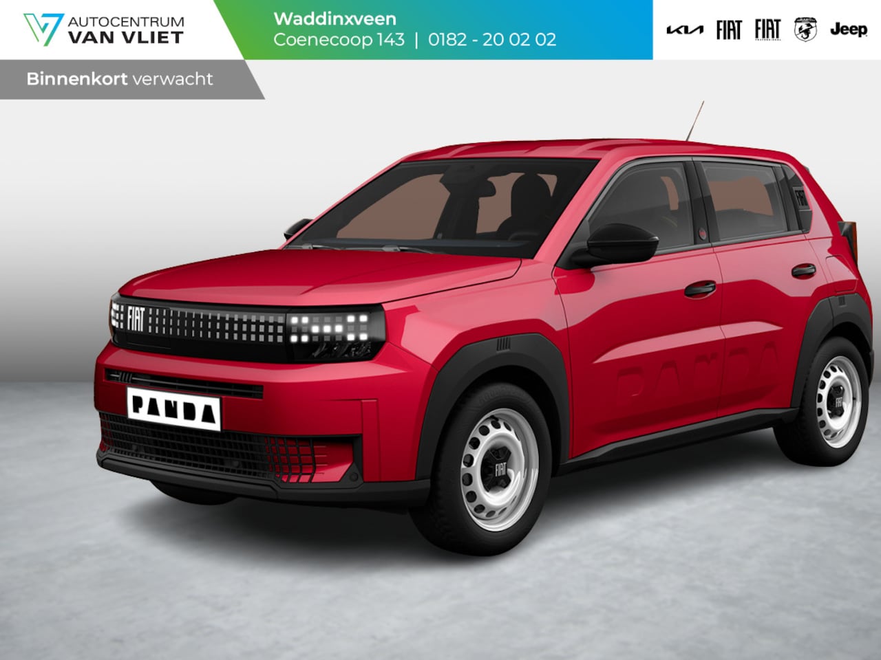 Fiat Grande Panda - Red 44 kWh | Airco | Cruise | Apple Carplay | 16" | PDC - AutoWereld.nl