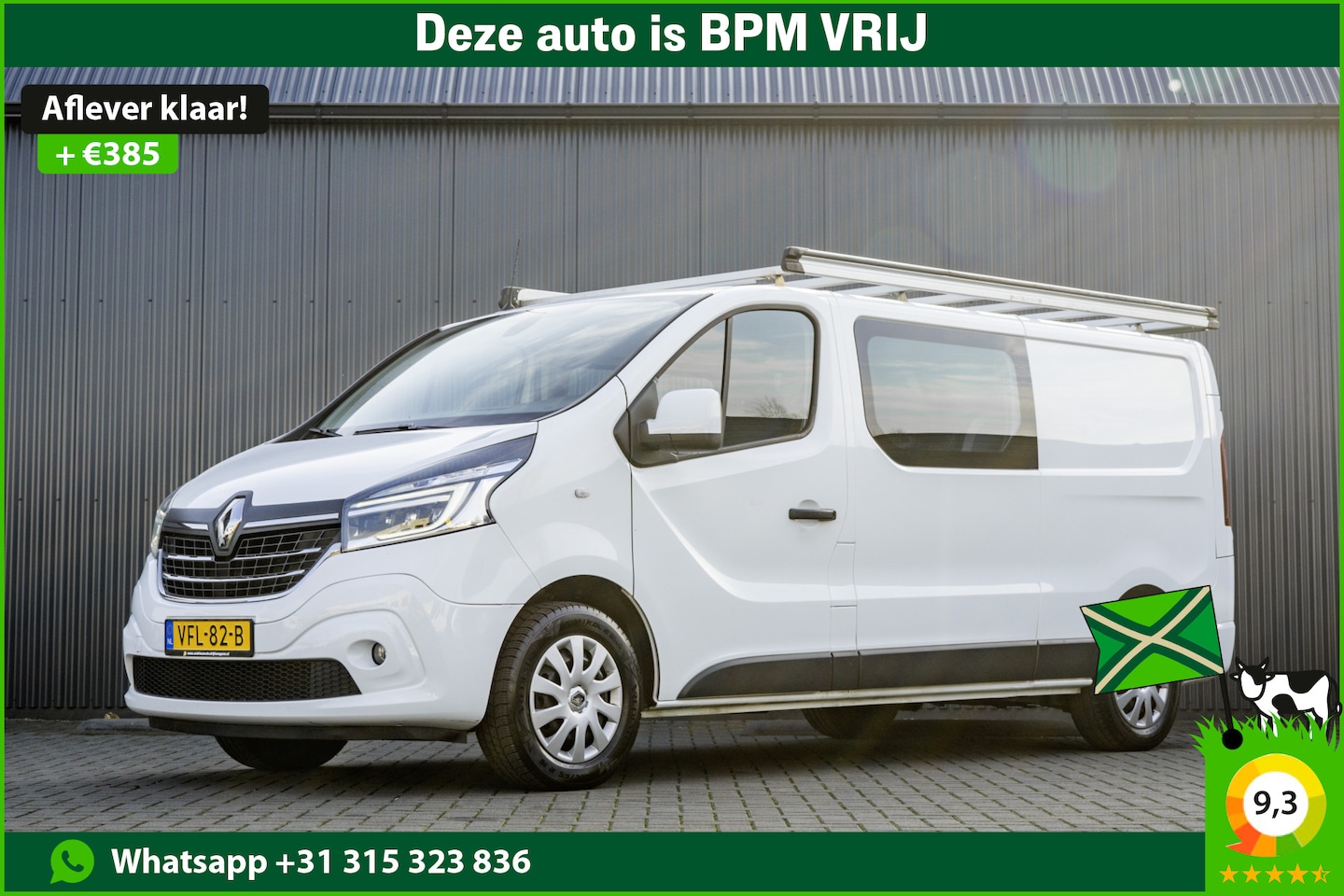 Renault Trafic - 2.0 dCi L2H1 | 120 PK | Euro 6 | 5-Persoons | Cruise | Airco | DC - AutoWereld.nl