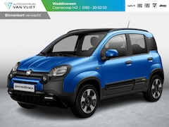 Fiat Panda - Hybrid Pandina | Airco | Cruise | Priv Glass | Dakrails | 15" | PDC | Apple Carply | Blue