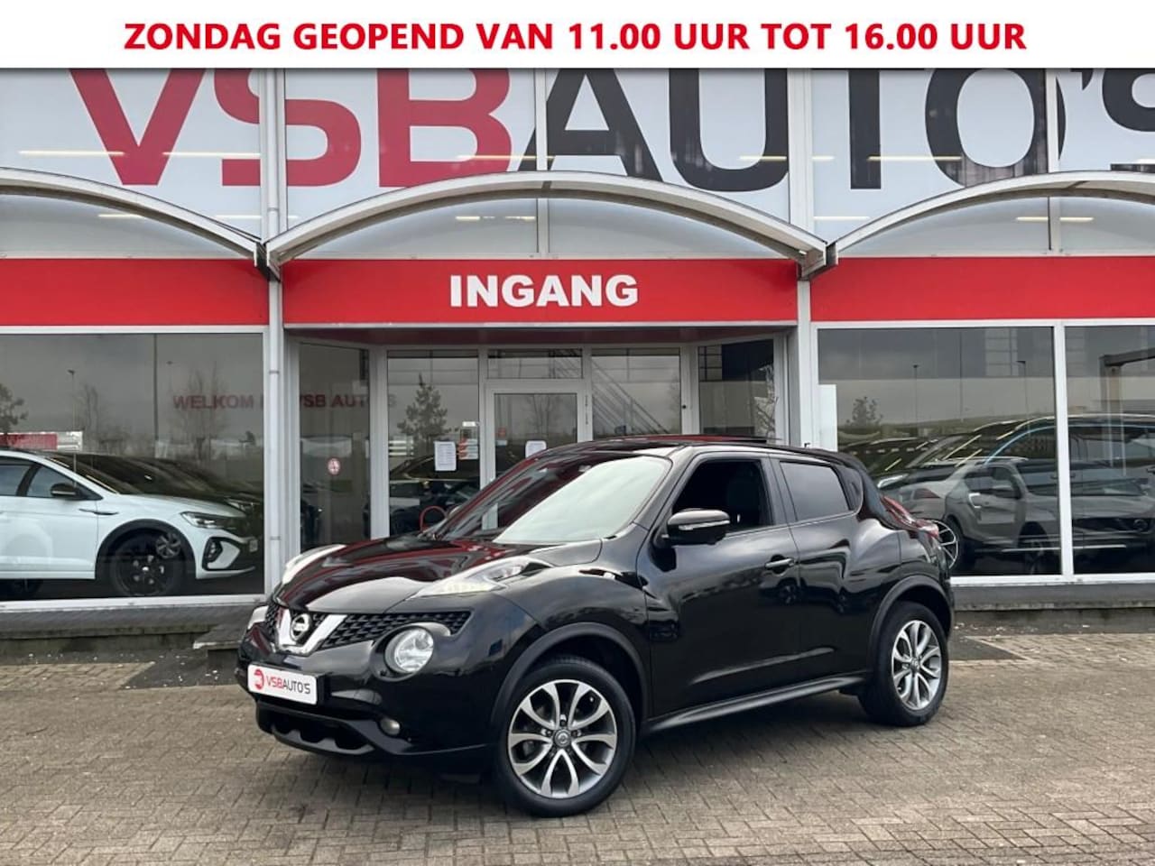 Nissan Juke - 1.2 DIG-T 115PK LEER PANO-DAK NAVI 360-CAMERA - AutoWereld.nl