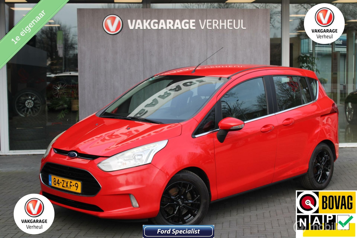 Ford B-Max - 1.0 EcoBoost Titanium|Trekhaak|Boekjes|Nap - AutoWereld.nl