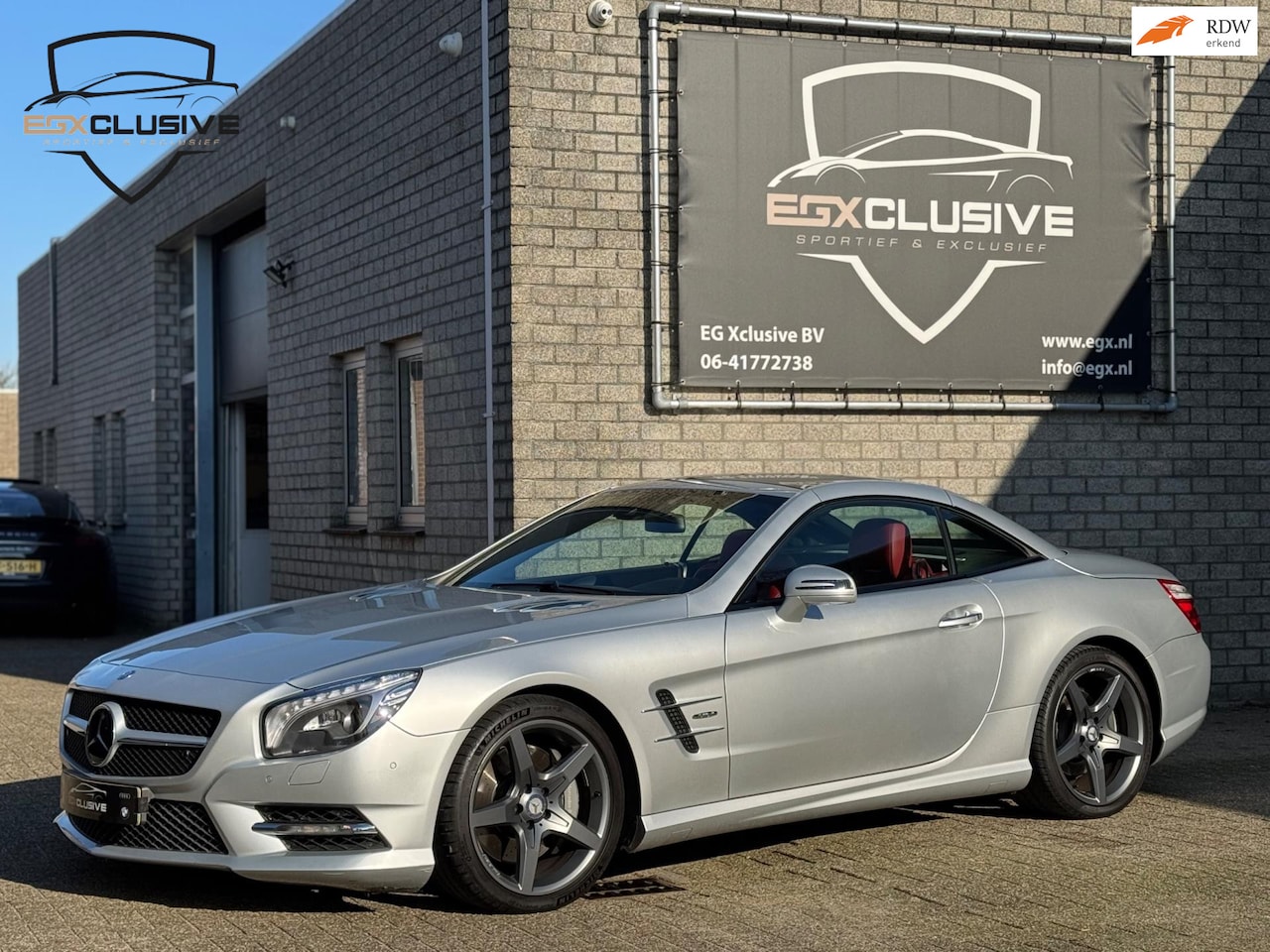 Mercedes-Benz SL-klasse Cabrio - 500 Edition 1 AMG/CAMERA/BLINDSPOT/H&K/MEMORYSEATS/NAP - AutoWereld.nl