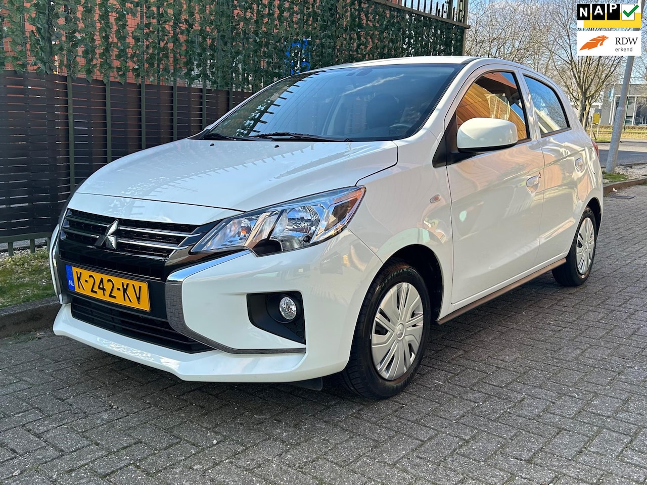 Mitsubishi Space Star - 1.0 Cool+ Wit 2021 AIRCO|1E EIG|NAP - AutoWereld.nl