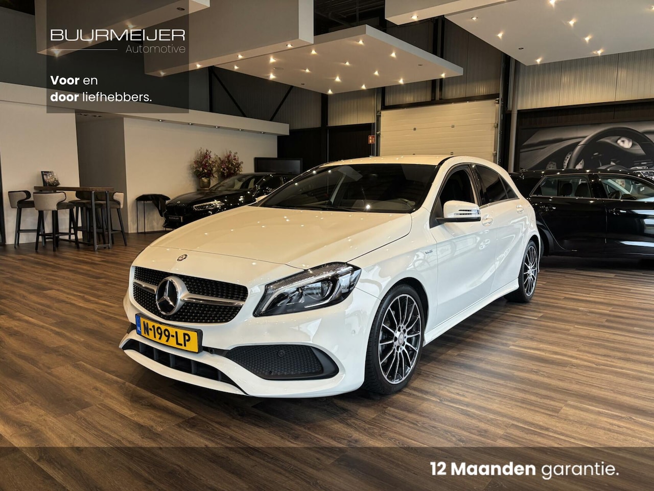 Mercedes-Benz A-klasse - 180 Ambition White Art Edition AMG - Stoelverwarming - Cruise Control - Dealer onderhouden - AutoWereld.nl