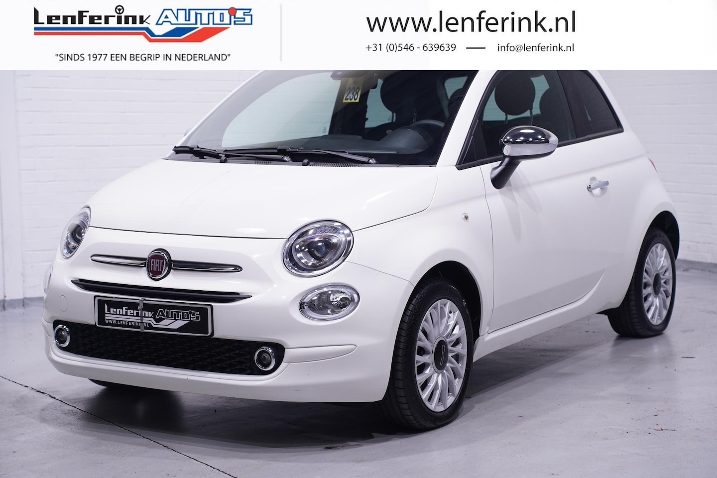 Fiat 500 - 1.0 Hybrid 70 pk Airco, Apple Carplay, 15" LMV Cruise Control, PDC achter, 1e Eigenaar - AutoWereld.nl