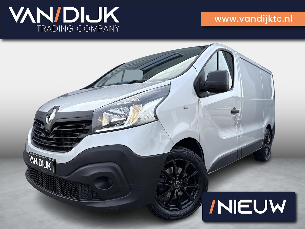 Renault Trafic - 1.6 dCi T27 L1H1 Comfort ✓Airco ✓Cruise ✓Bluetooth telefoon ✓Parkeersensoren ✓Schuifdeur R - AutoWereld.nl