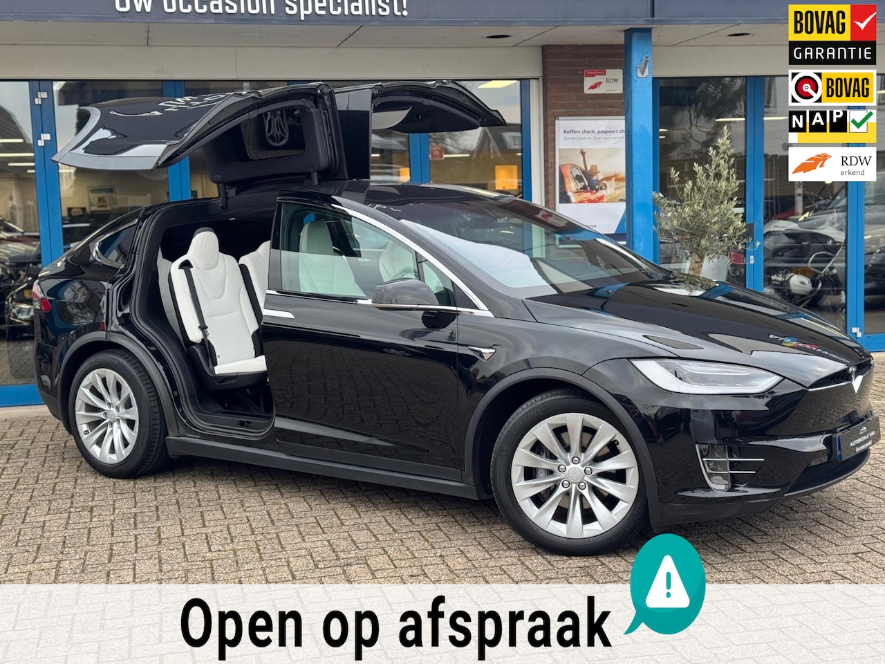 Tesla Model X - 75D Base 7p. 2018 Zwart AUT NAP BTW 1e Eig! - AutoWereld.nl