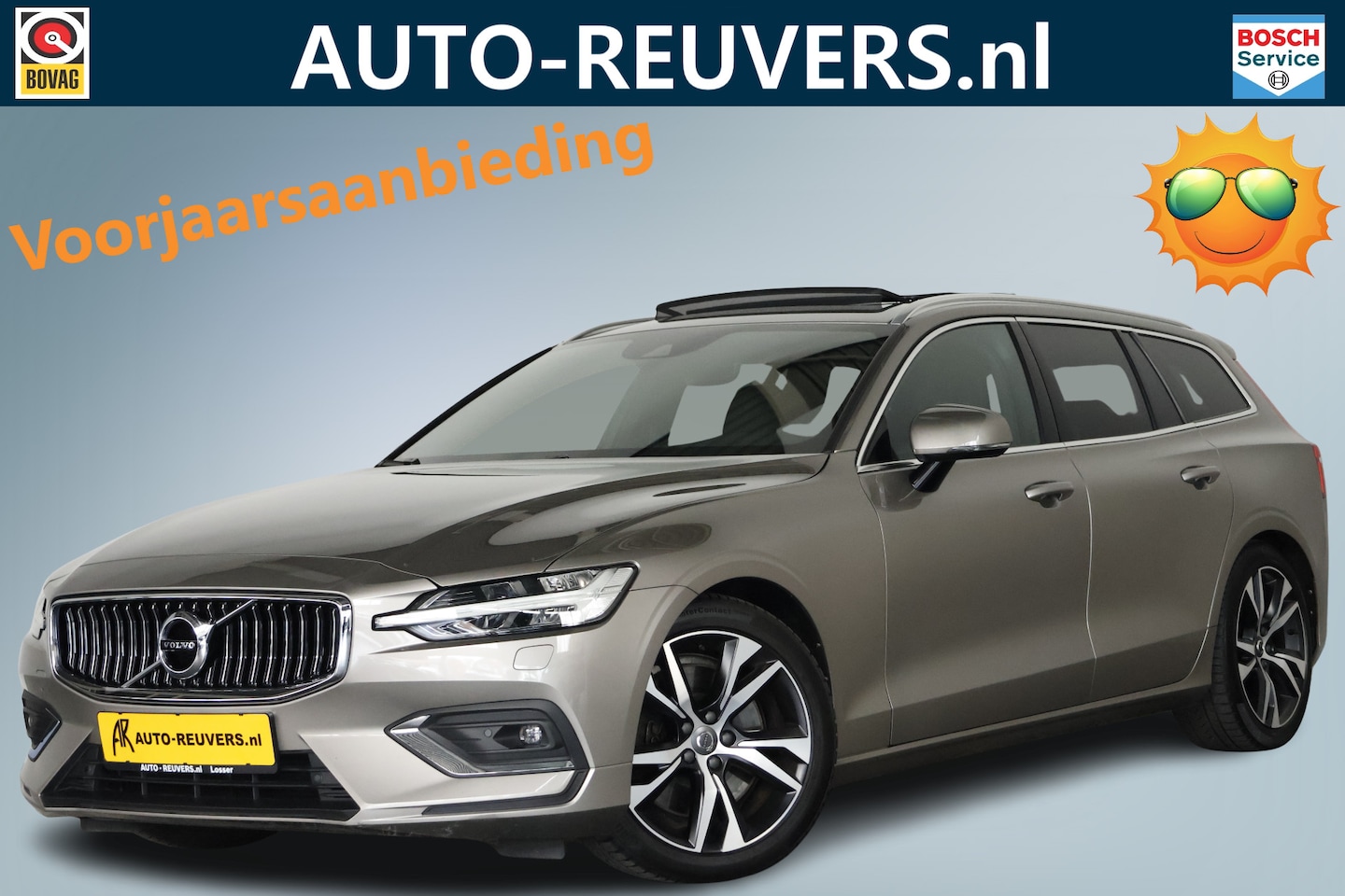 Volvo V60 - 2.0 T6 AWD Inscription Polestar 326 pK / Opendak / HUD / Pilot assist / HarmanKardon - AutoWereld.nl