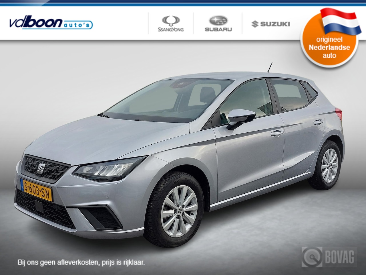 Seat Ibiza - 1.0 EcoTSI Style Business Connect NAVI | PDC V+A | NL-auto | rijklaarprijs !! - AutoWereld.nl