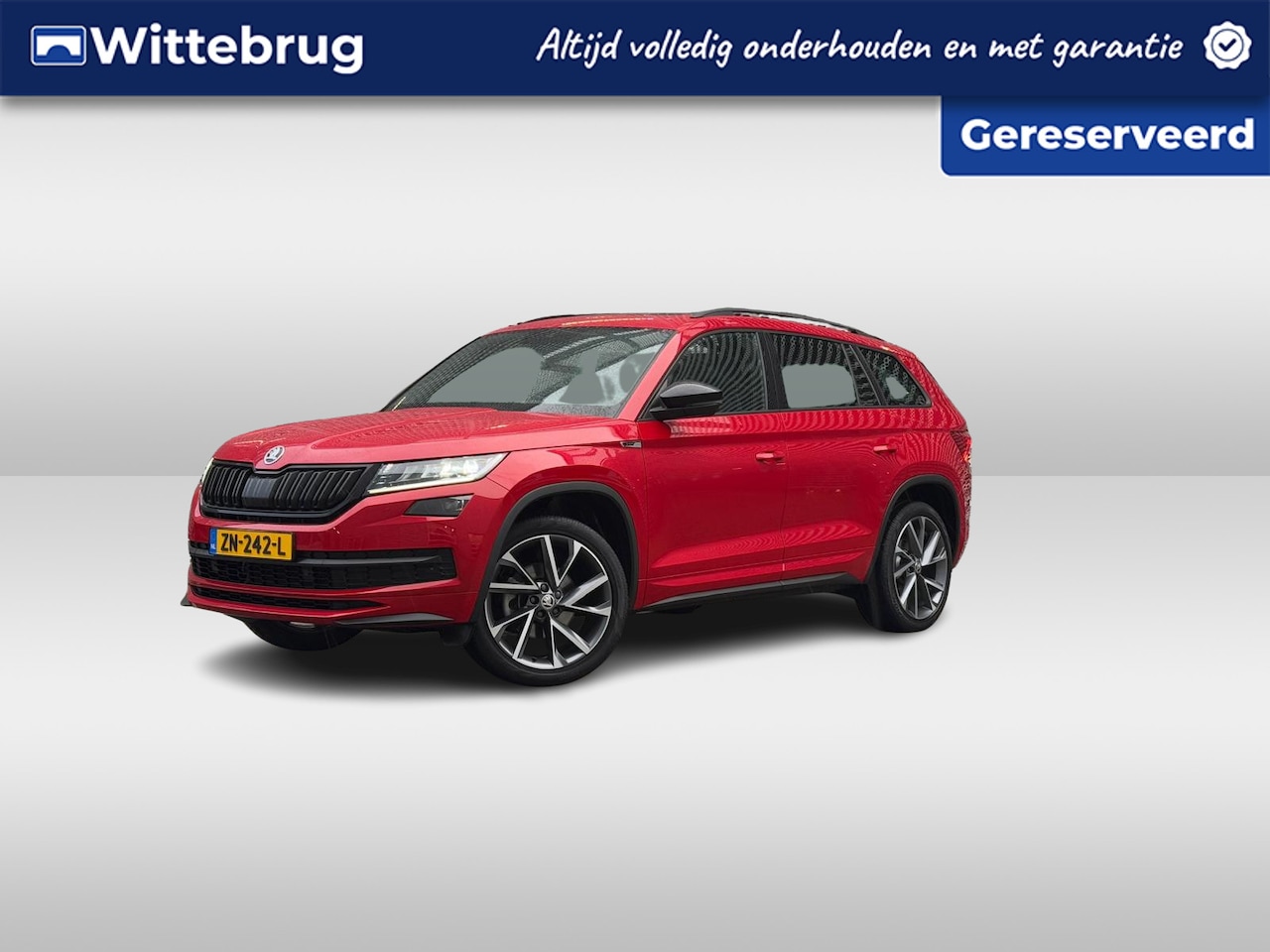 Skoda Kodiaq - 1.5 TSI Sportline Business / Zwenkbare Trekhaak / Memory Seat / Panoramadak / Dodehoek Sen - AutoWereld.nl