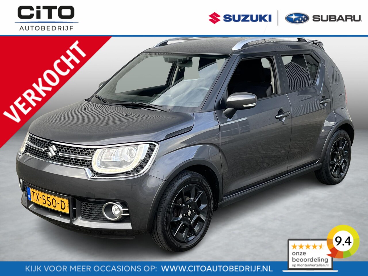 Suzuki Ignis - 1.2 Stijl Smart Hybrid 1e Eigenaar| Meest luxe uitvoering| Dakspoiler in kleur - AutoWereld.nl