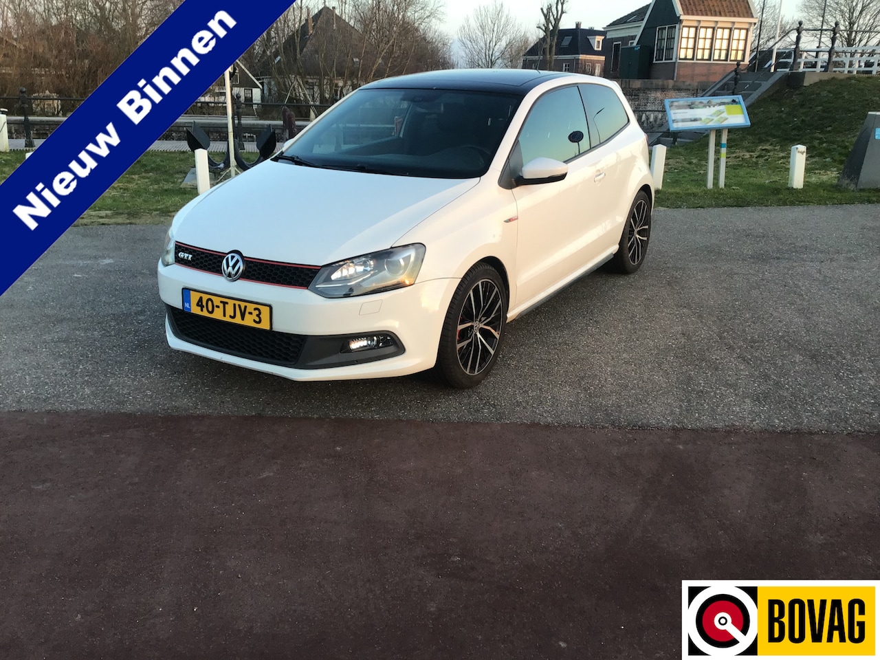 Volkswagen Polo - 1.4 TSI GTI Bj2012 airco panoramadak automaat  apk bij aflevering - AutoWereld.nl