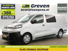 Citroën Jumpy - 2.0 BlueHDI L3H1 | MARGE | Dubbele Cabine | 5 Persoons | Airco Cruise Carplay Trekhaak Nav