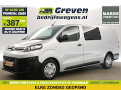 Citroën Jumpy - 2.0 BlueHDI L3H1 | MARGE | Dubbele Cabine | 5 Persoons | Airco Cruise Carplay Trekhaak Nav