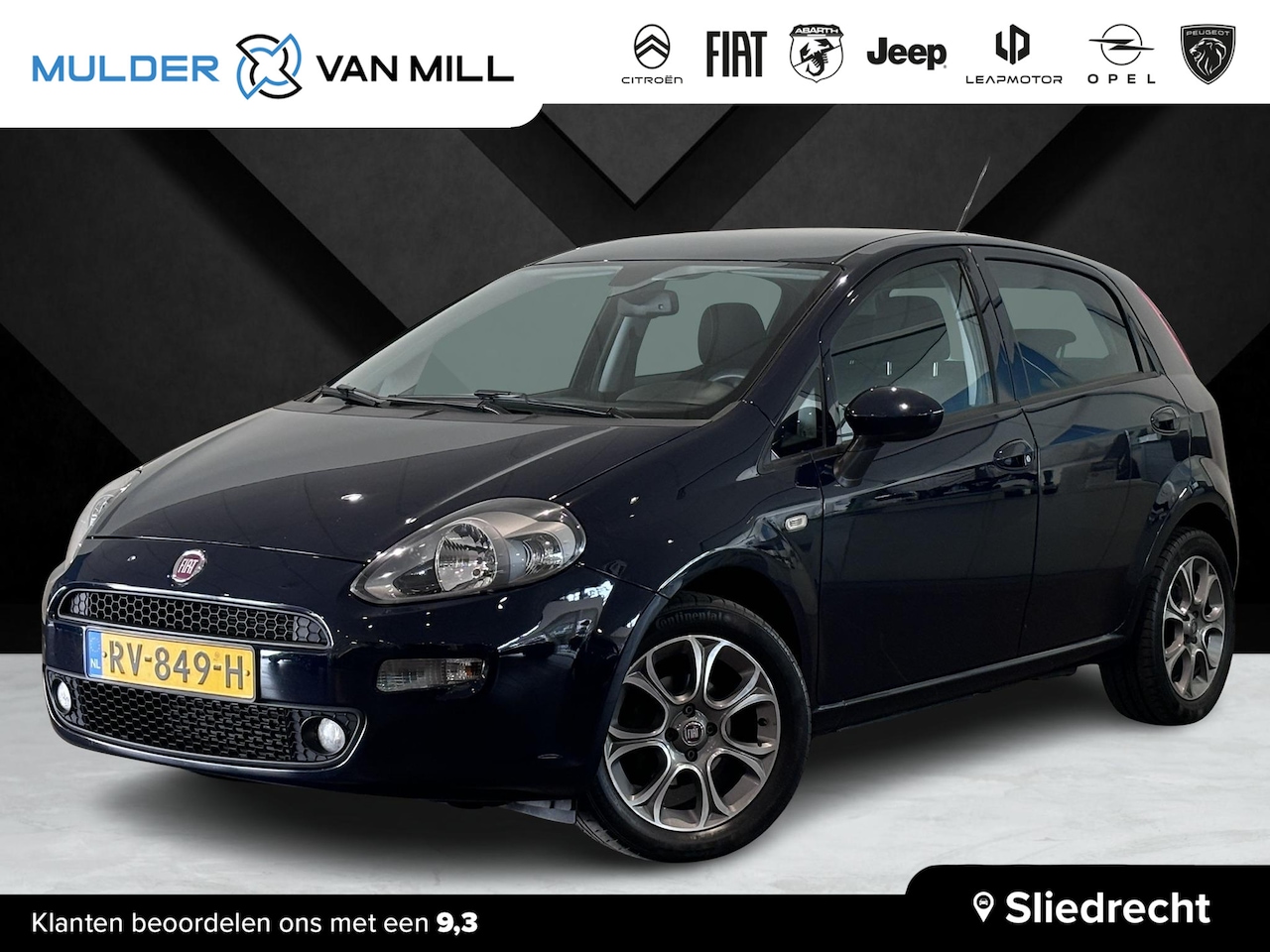 Fiat Punto Evo - 5-deurs Sempre 0.9 TwinAir 100pk H6 | NAVI | CLIMA | CRUISE CONTROL | PDC | LM-VELGEN | - AutoWereld.nl