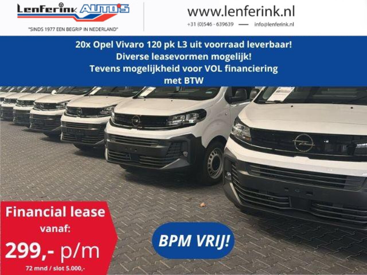 Opel Vivaro - 120 pk L3H1 Navi, BPM Vrij, Nwe Model, Lane Assist Airco, Cruise Control, 3-Zits, Div. Lea - AutoWereld.nl