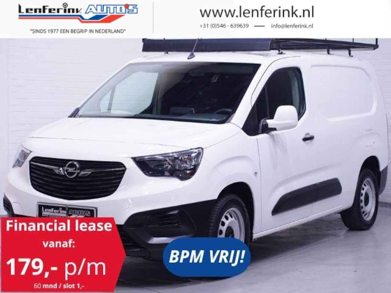 Opel Combo - 1.6D 100 pk L2H1 Edition Navi, Trekhaak Airco, Cruise Control, Imperiaal, NAP, 2-Zits - AutoWereld.nl