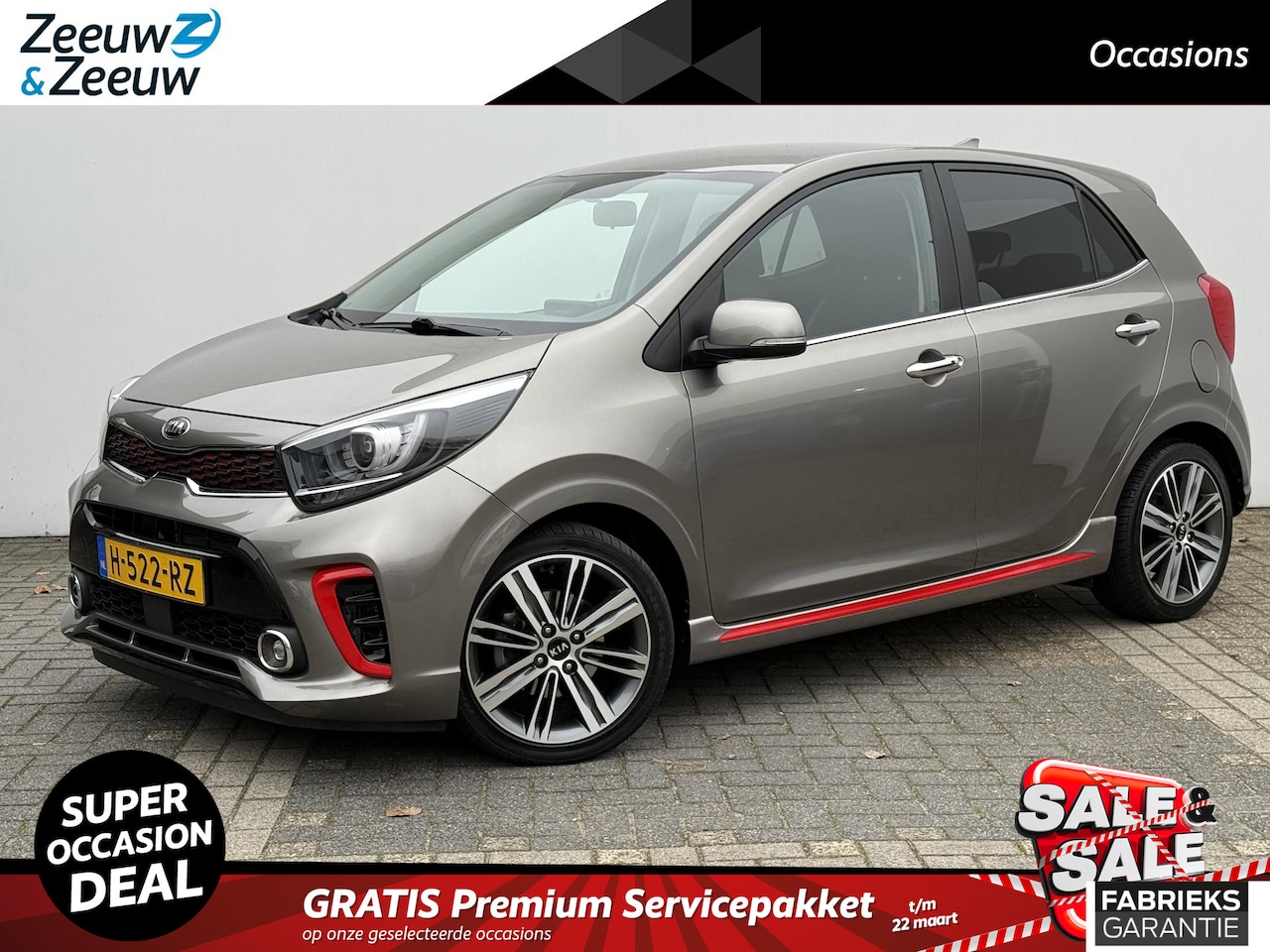 Kia Picanto - 1.0 T-GDI GT-Line | NAVI | CAMERA | 16 INCH LMV | STUUR & STOELVERWARMING | TREKHAAK | ETC - AutoWereld.nl