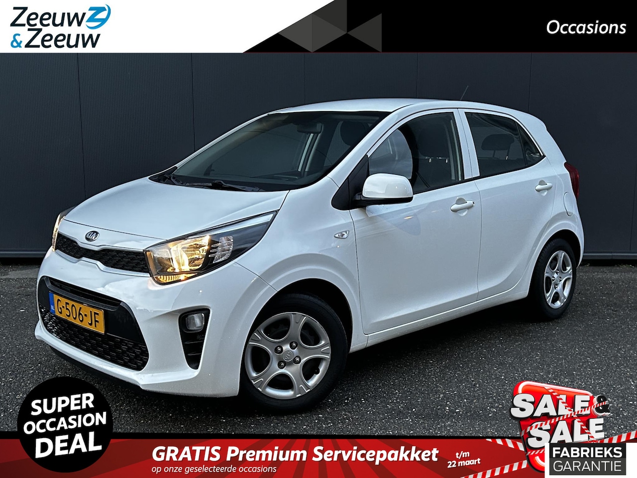 Kia Picanto - 1.0i ComfortLine | Dealer onderhouden |  Airco | Fabrieksgarantie t/m 3-10-2026  | NAP - AutoWereld.nl