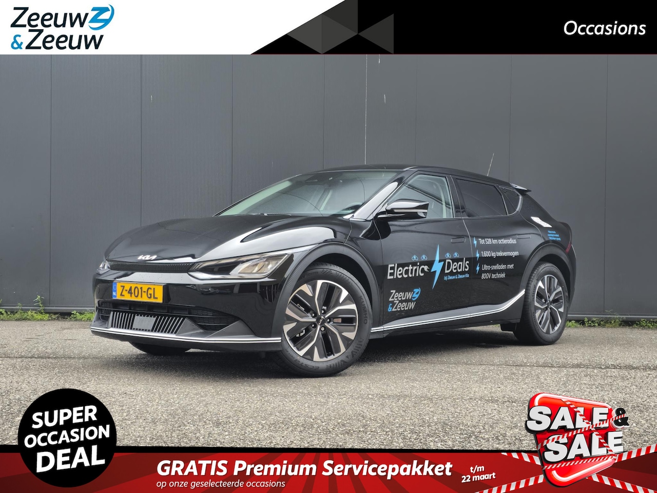 Kia EV6 - Light Edition 58 kWh Apple Carplay | Navi | Addaptive Cruise Control | Stoel- en stuurverw - AutoWereld.nl