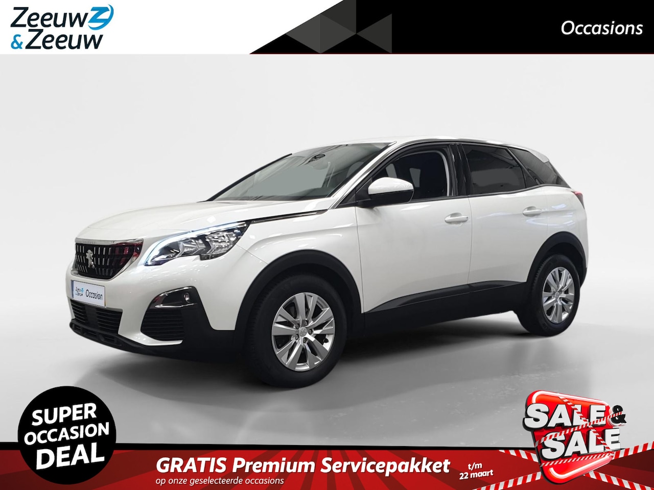 Peugeot 3008 - 1.2 PureTech Blue Lease Executive | Navigatie | Cruise control | Parkeersensoren achter | - AutoWereld.nl