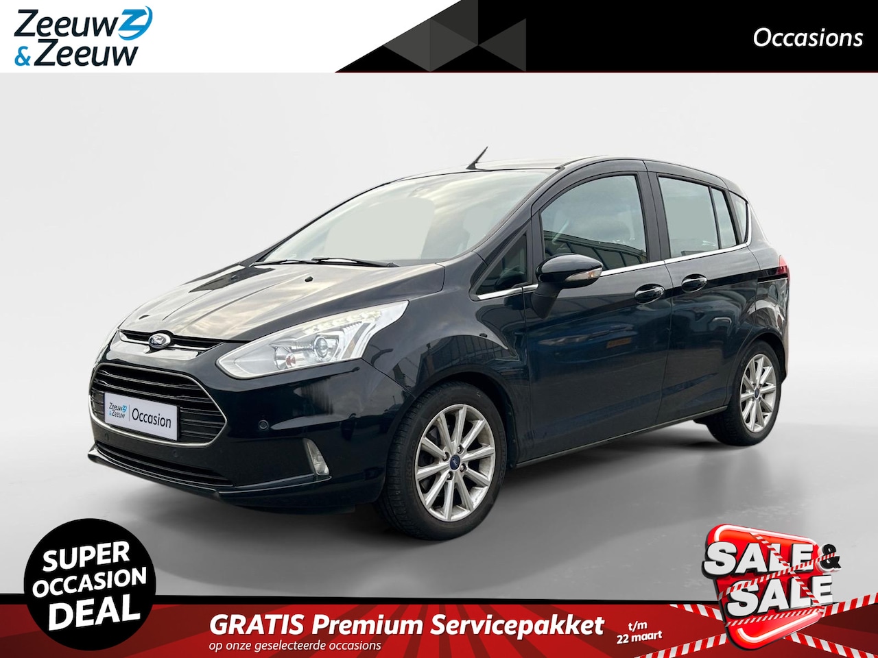 Ford B-Max - 1.0 EcoBoost Titanium Achteruit rij camera | Trekhaak | Schuifdeur | Climate control - AutoWereld.nl