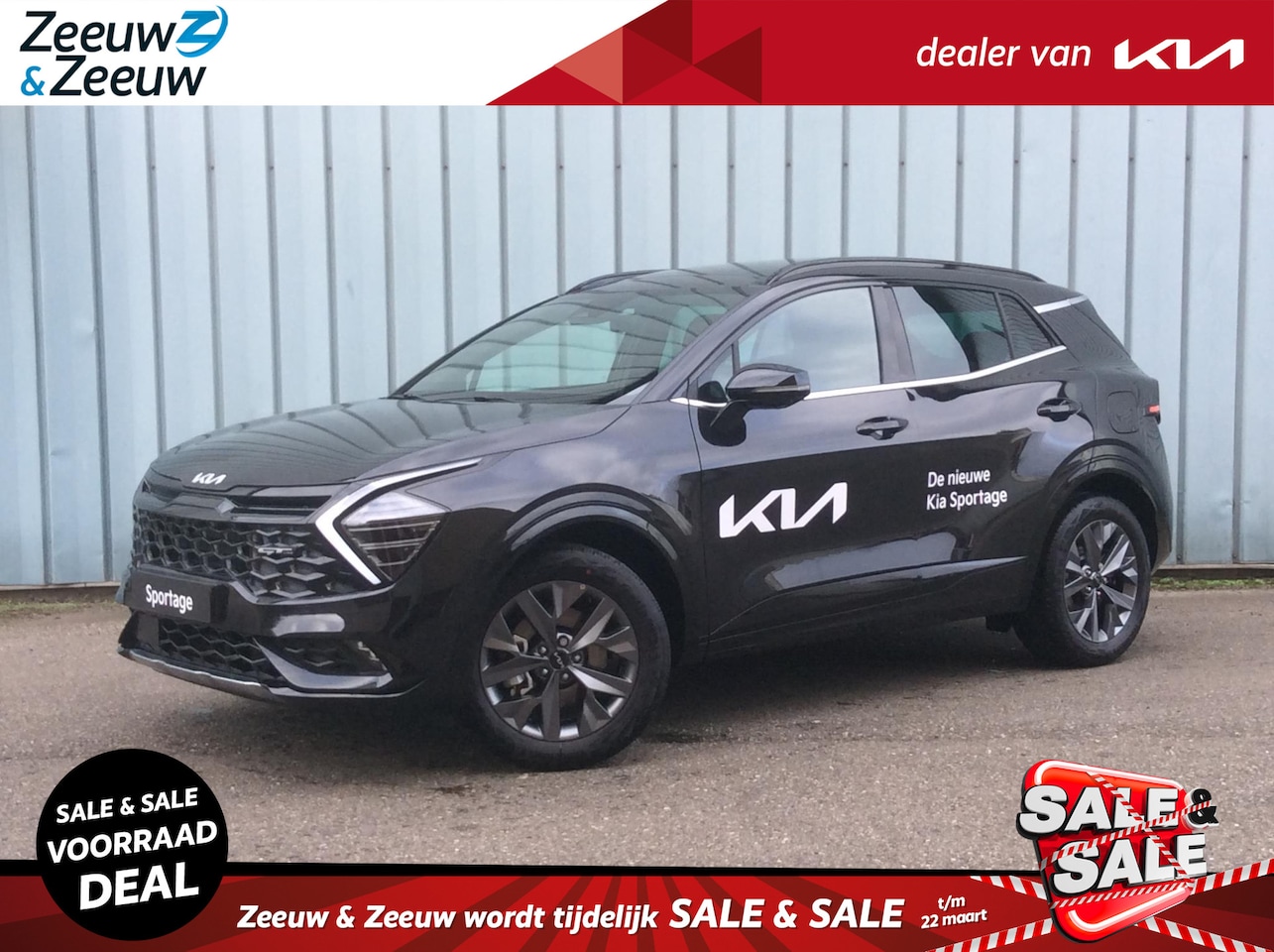 Kia Sportage - 1.6 T-GDi Hybrid GT-PlusLine € 4.000 extra inruilvoordeel | NU TE BESTELLEN | NAVIGATIE | - AutoWereld.nl