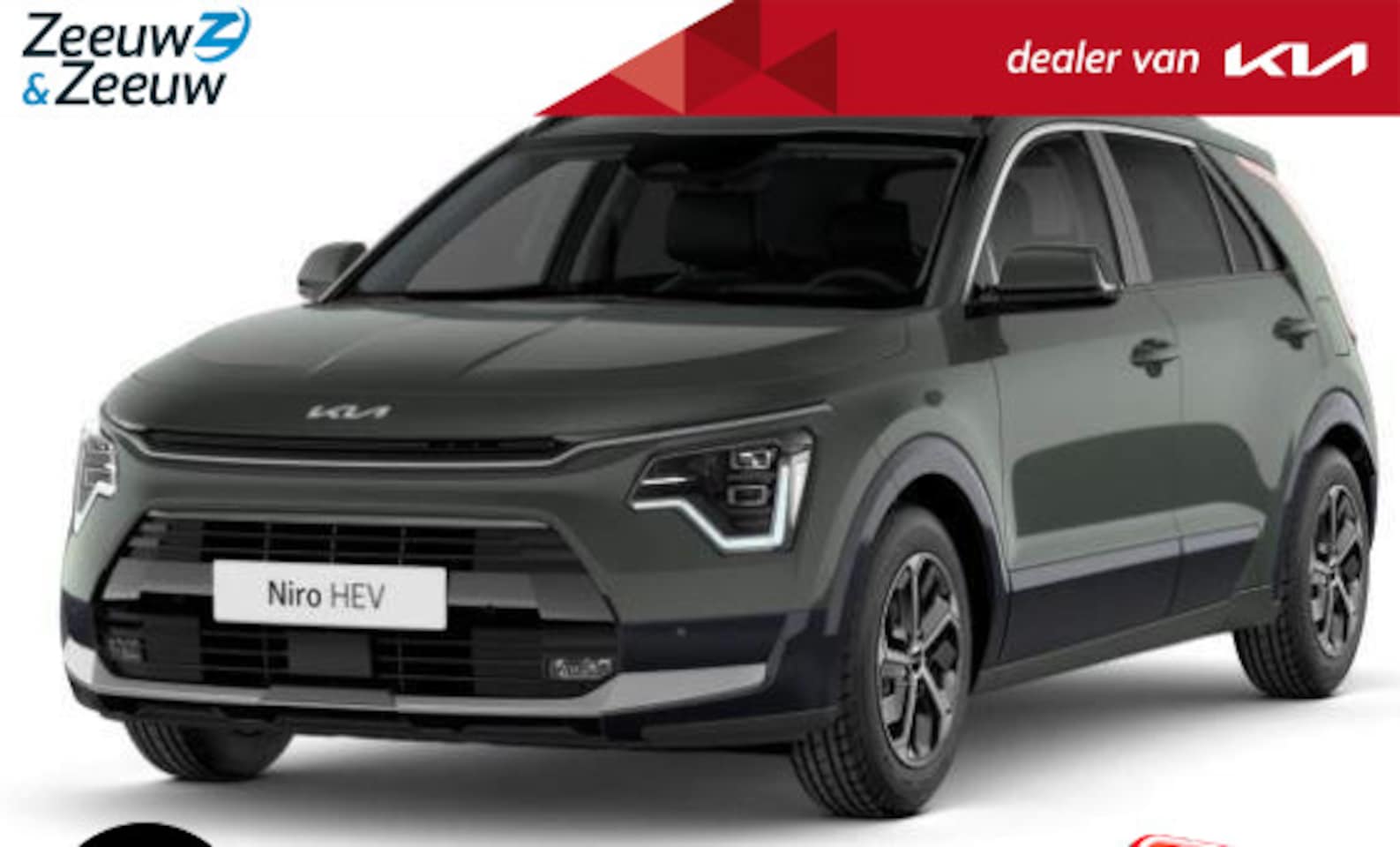 Kia Niro - 1.6 GDi Hybrid DynamicPlusLine PRIVATE LEASE ANWB ACTIE 564.- PM - AutoWereld.nl