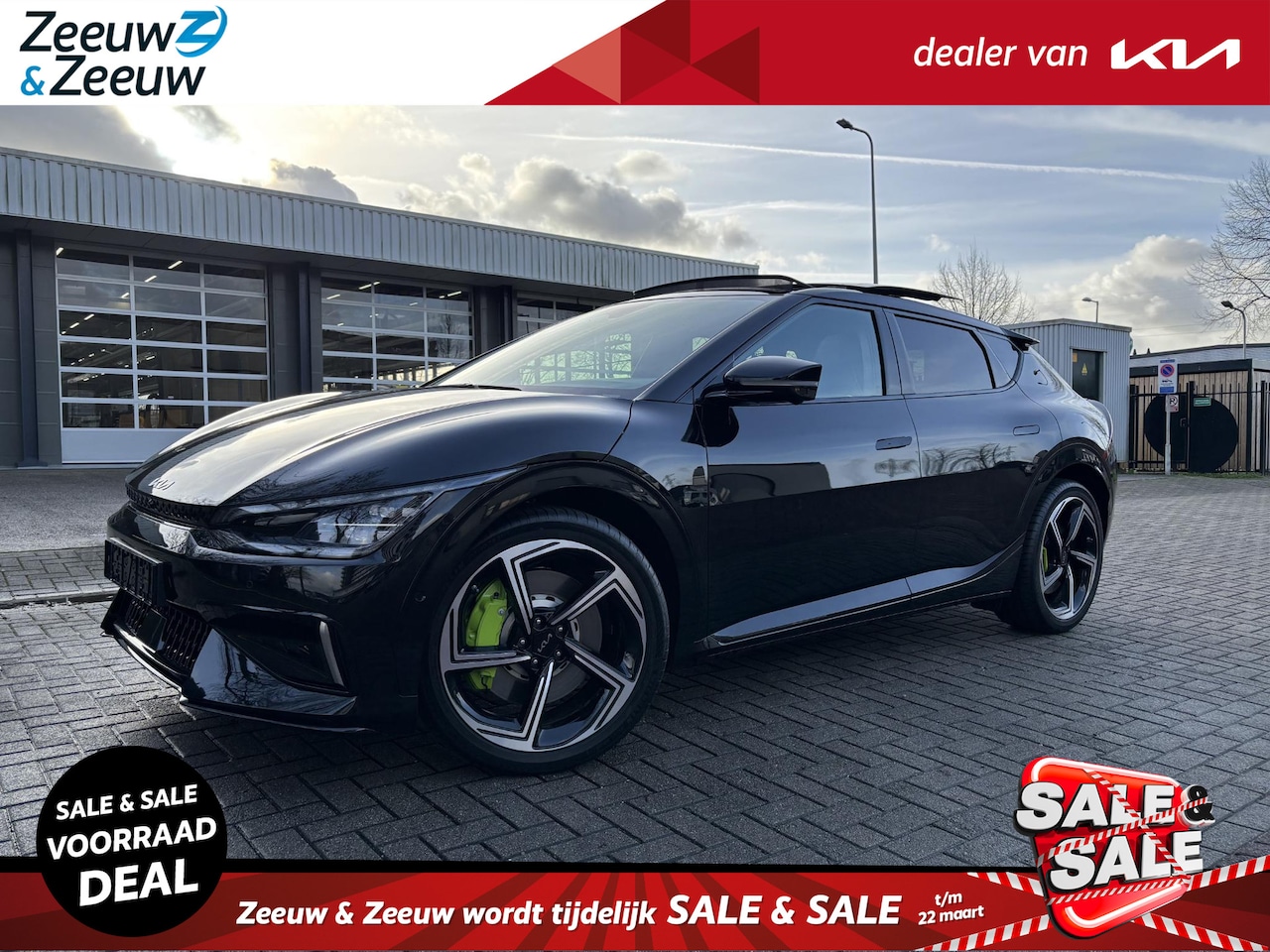 Kia EV6 - GT AWD 77.4 kWh € 10000,- Voorraadkorting | OP = OP | Unieke auto | 585PK | - AutoWereld.nl