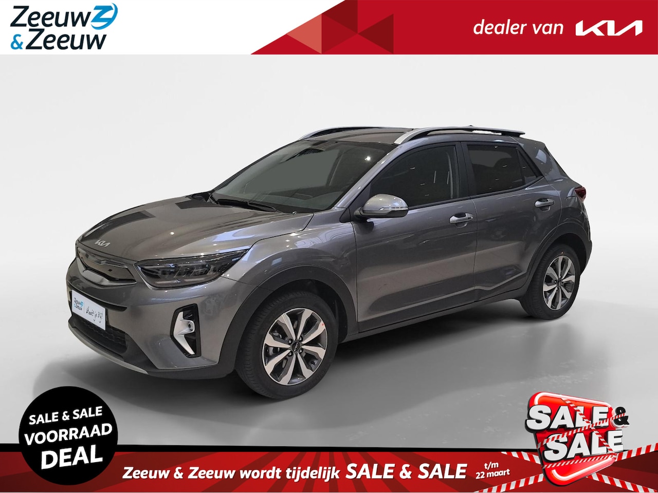 Kia Stonic - 1.0 T-GDi MHEV DynamicPlusLine inruilpremie 1.750,00  private lease v.a. 399,00 - AutoWereld.nl