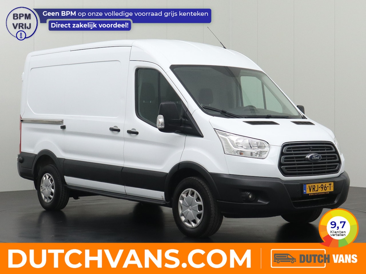 Ford Transit - 2.0TDCI L2H2 Trend | 2800Kg Trekhaak | Airco | 3-Persoons | Betimmering - AutoWereld.nl