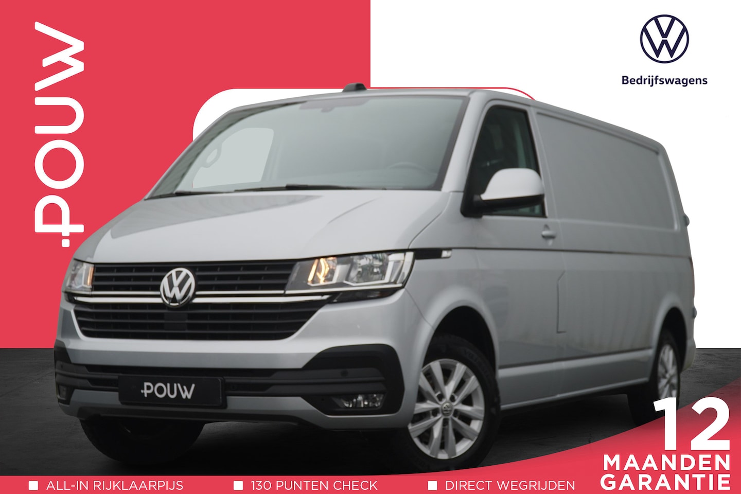 Volkswagen Transporter - 2.0 TDI 150pk DSG L2H1 28 Highline | Trekhaak | Navigatie | Apple Carplay/Android Auto - AutoWereld.nl