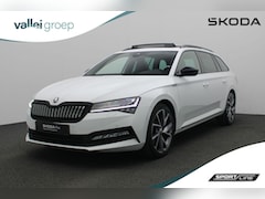 Skoda Superb Combi - 1.4 TSI 218 pk DSG iV Sportline Business | Panoramadak | Trekhaak | Geheugenstoelen | Lede