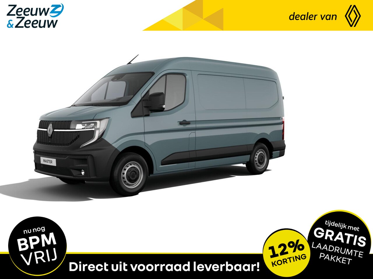 Renault Master - T35 2.0 dCi 130 L2H2 Advance | BPM vrij ivm eerste registratie december 2024 | Trekhaak me - AutoWereld.nl