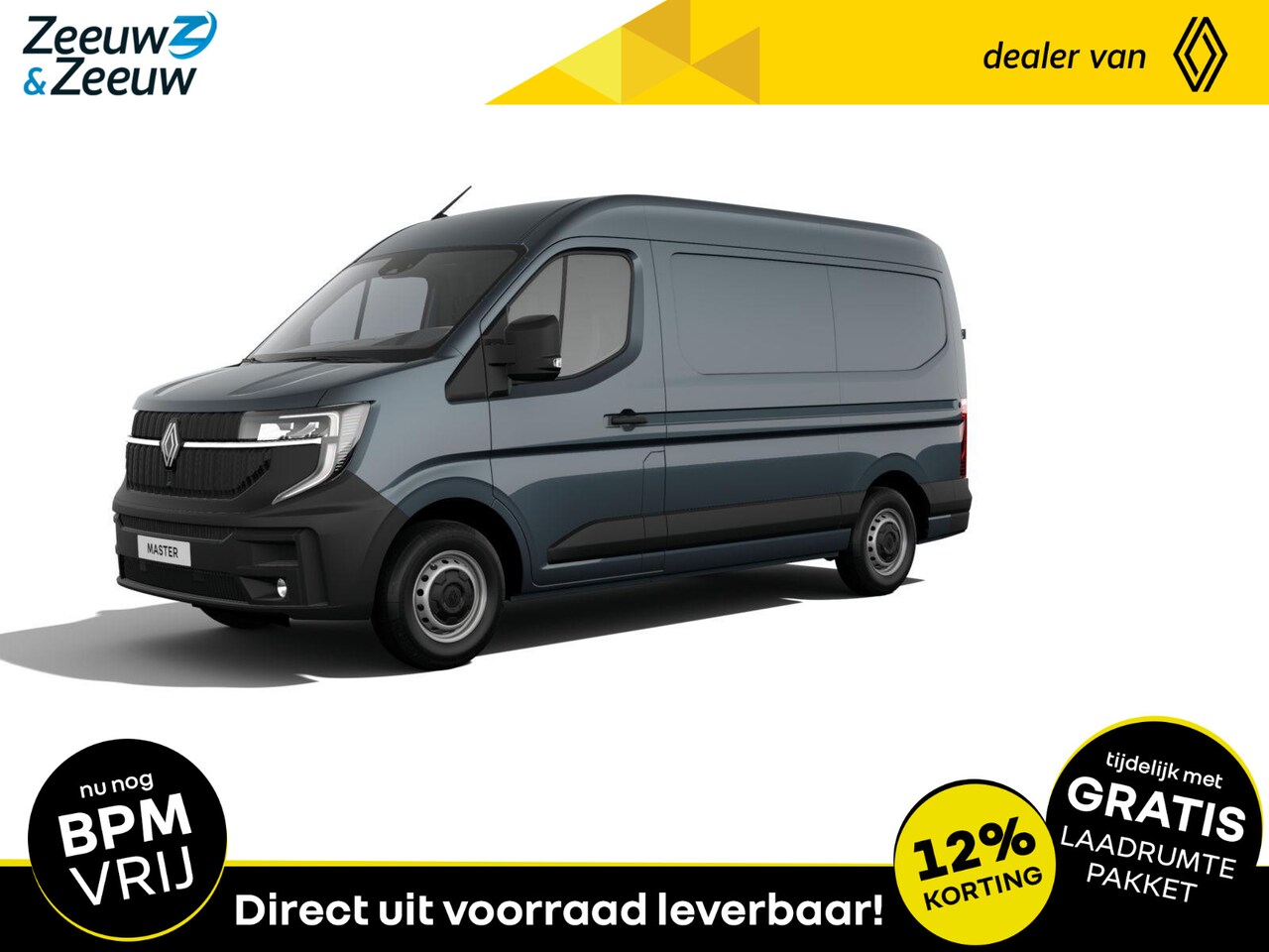 Renault Master - T35 2.0 dCi 130 L2H2 Advance | BPM vrij ivm eerste registratie december 2024 | Trekhaak me - AutoWereld.nl