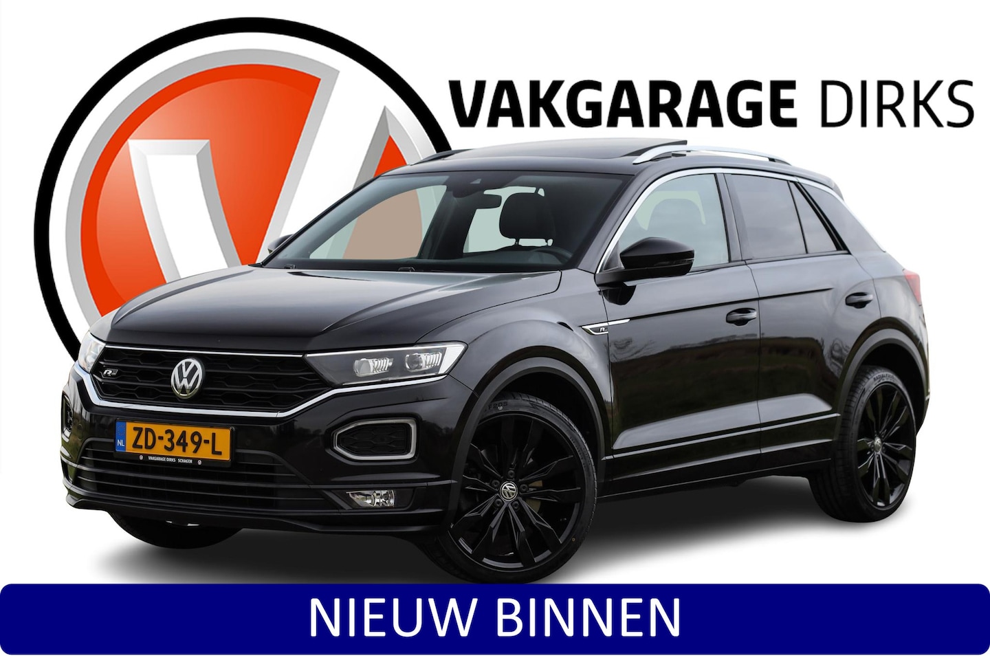 Volkswagen T-Roc - 1.5 TSI 150 PK DSG R-Line ✅ Pano ✅ LED ✅ ACC - AutoWereld.nl