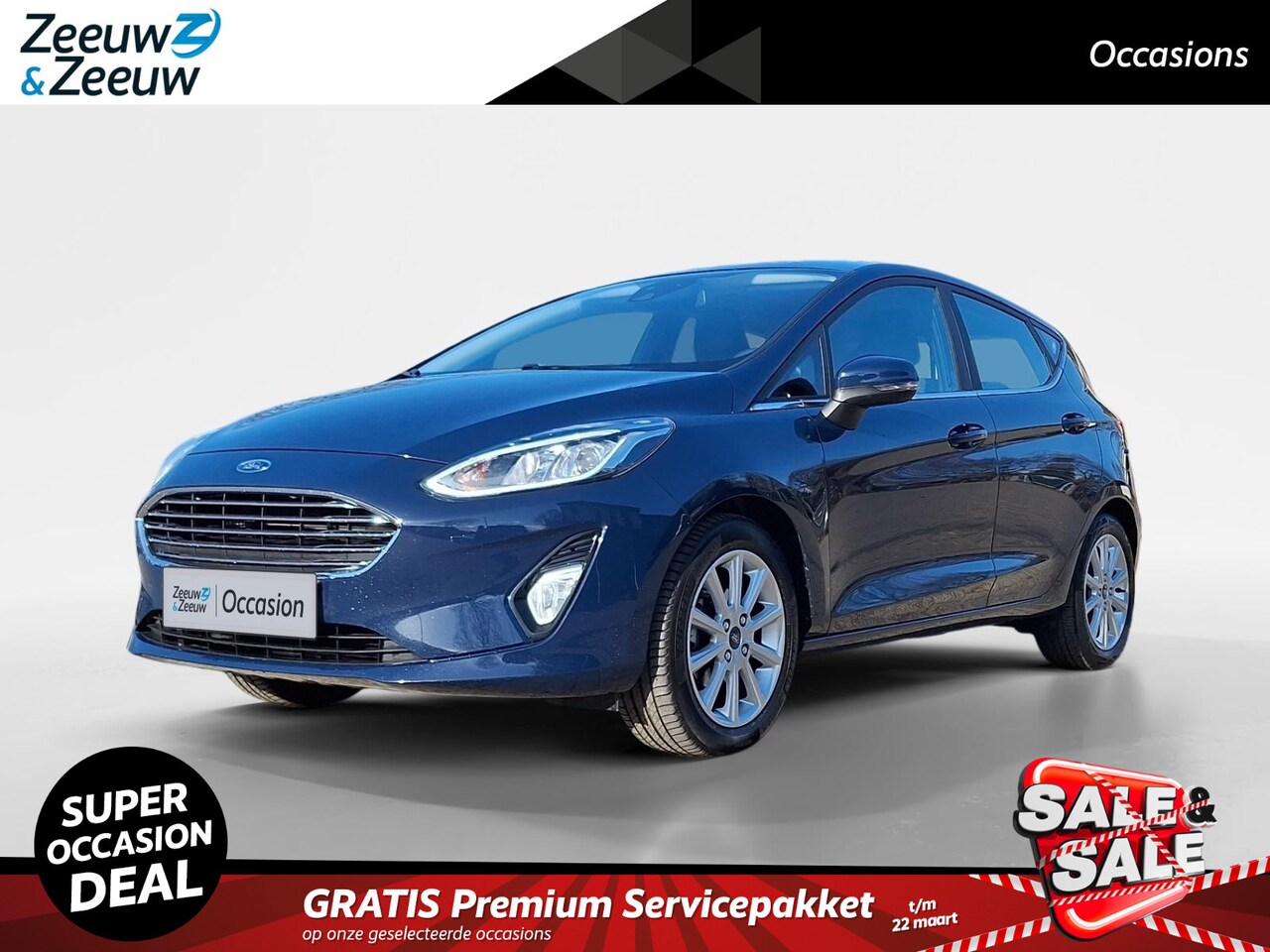 Ford Fiesta - 1.0 EcoBoost Titanium | Winterpack | Cruisecontrol | 16" Lichtmetaal | Climate control | A - AutoWereld.nl