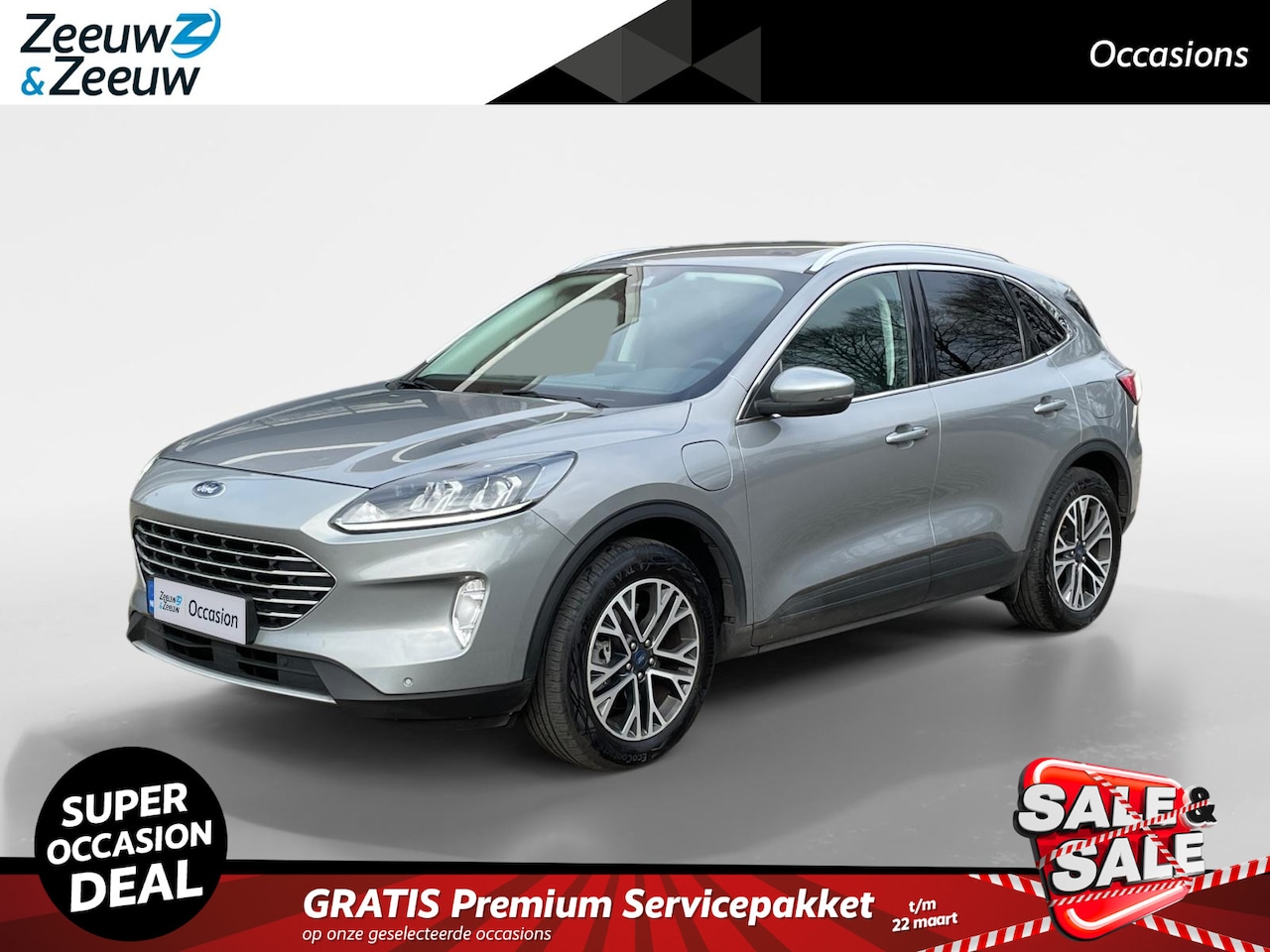 Ford Kuga - 2.5 PHEV Titanium 225PK | Privacy Glass | 18"  Lichtmetalen velgen | 56km Elektrische Acti - AutoWereld.nl