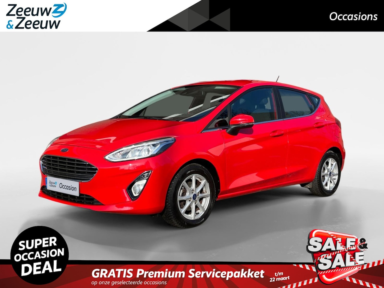 Ford Fiesta - 1.0 EcoBoost (mild hybrid) Titanium 125PK | LED | Climate Control | Cruise Control | Parke - AutoWereld.nl