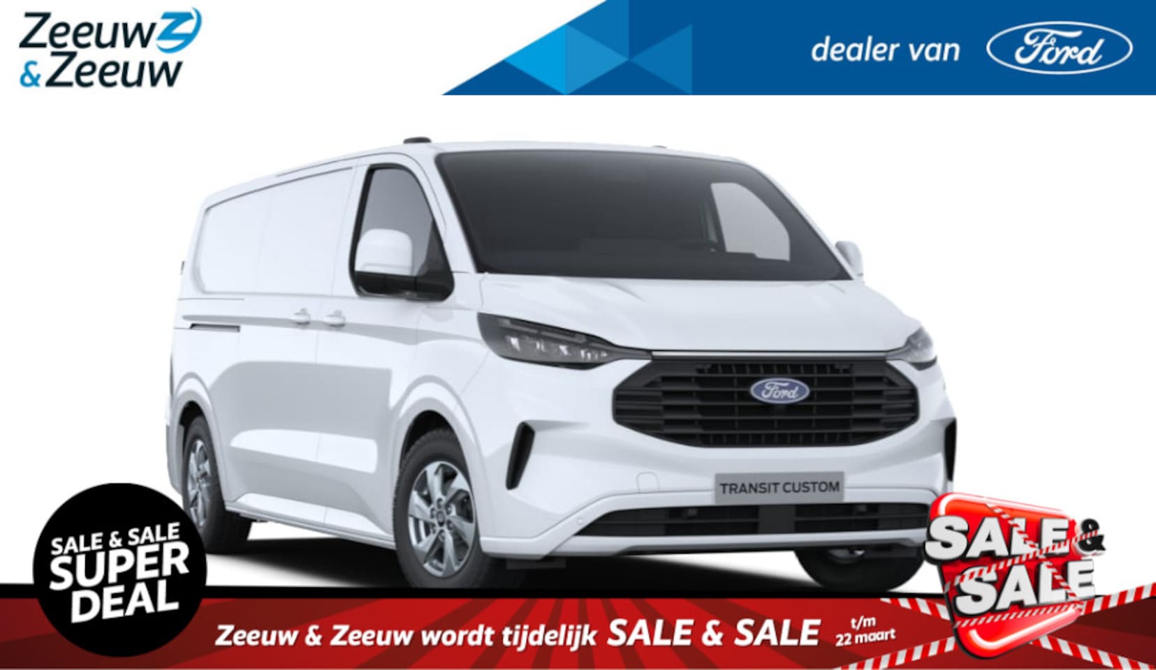 Ford E-Transit Cust. - Custum 340 L2H1 Limited 65 kWh Ford E-Transit Cust. 320 L2H1 Limited 65 kWh | Volledig ele - AutoWereld.nl