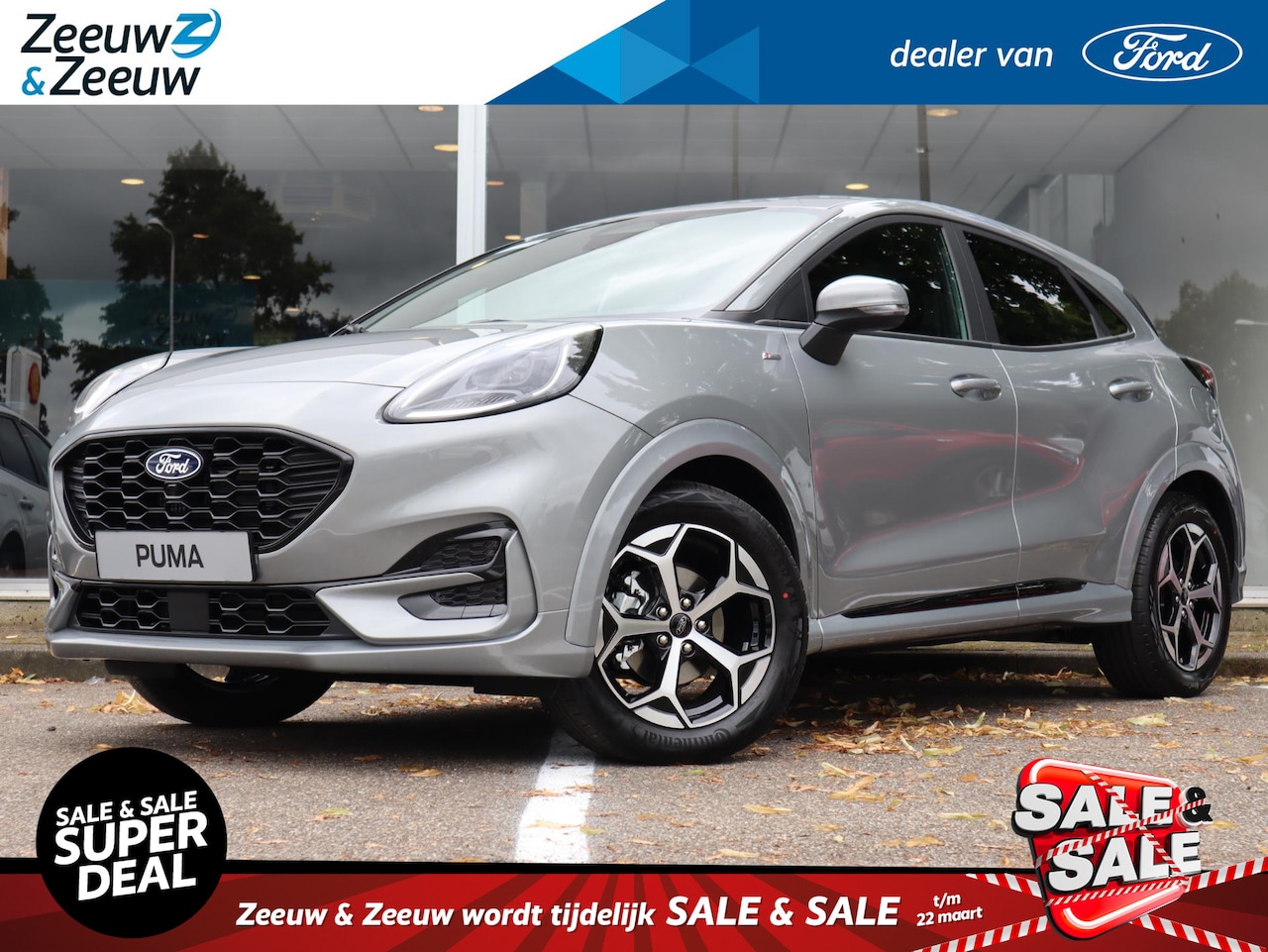 Ford Puma - 1.0 EcoBoost Hybrid ST-Line automaat | Winterpack | 17" Lichtmetaal | Camera | Draadloze A - AutoWereld.nl