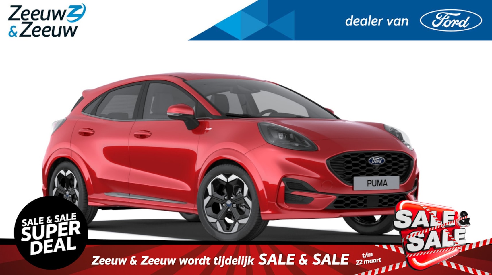 Ford Puma - 1.0 EcoBoost Hybrid ST-Line X | 18" Lichtmetaal | B&O Premium Audio | El. Achterklep | Hal - AutoWereld.nl