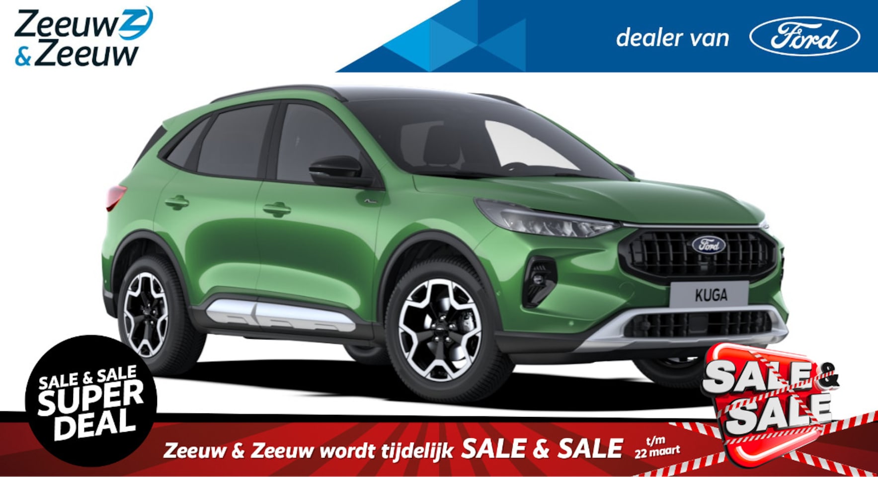 Ford Kuga - 2.5 PHEV Active X | V.A. Prijs | 18" Lichtmetaal | Draadloze Apple Carplay&Android Auto | - AutoWereld.nl